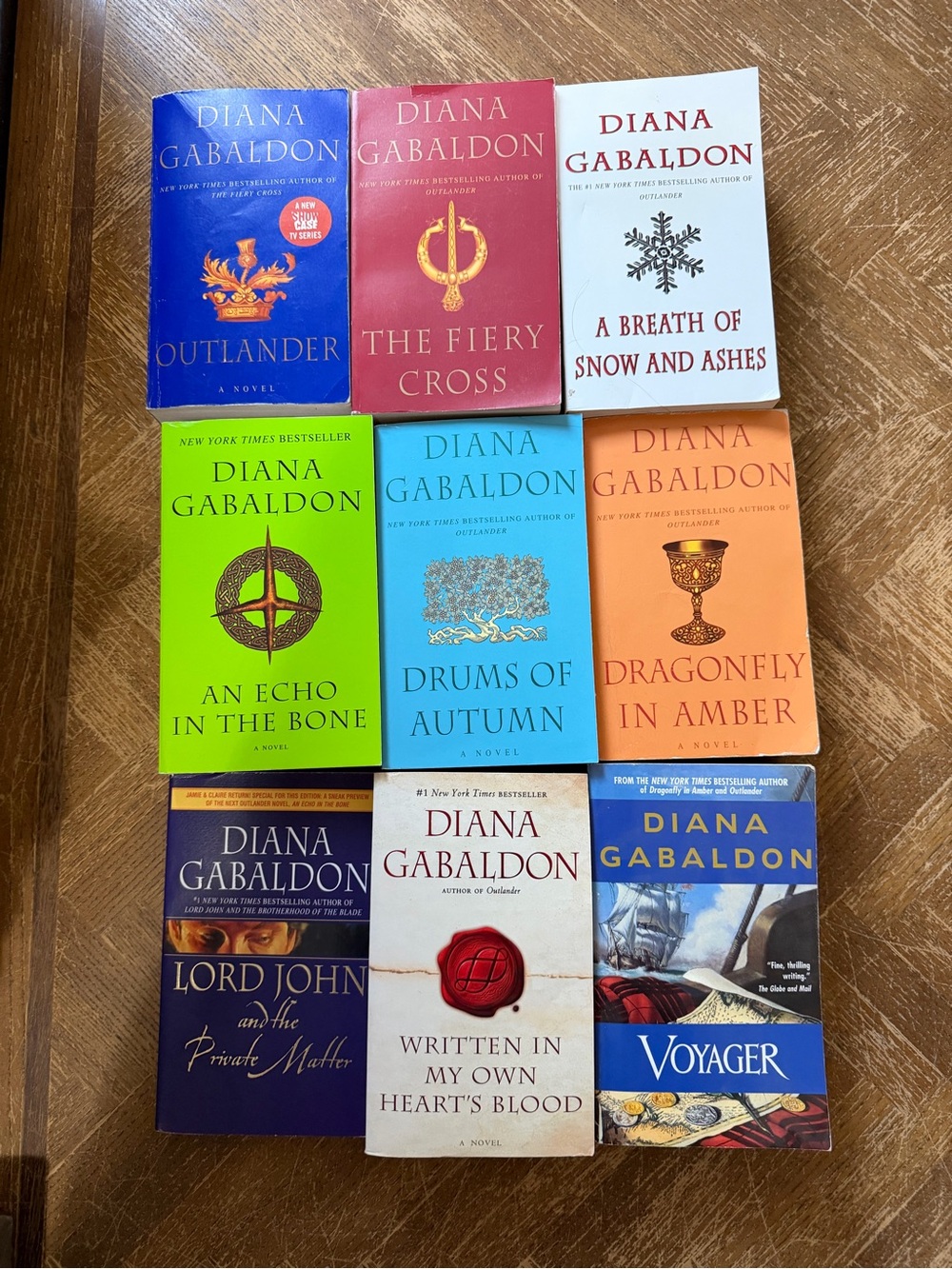 Diana Gabaldon Outlander Books